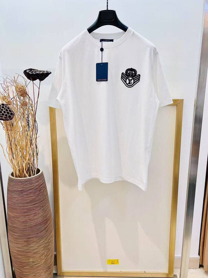 Louis Vuitton Crest Emblem Cotton T-Shirt