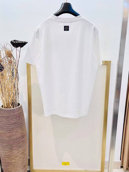 Louis Vuitton Crest Emblem Cotton T-Shirt