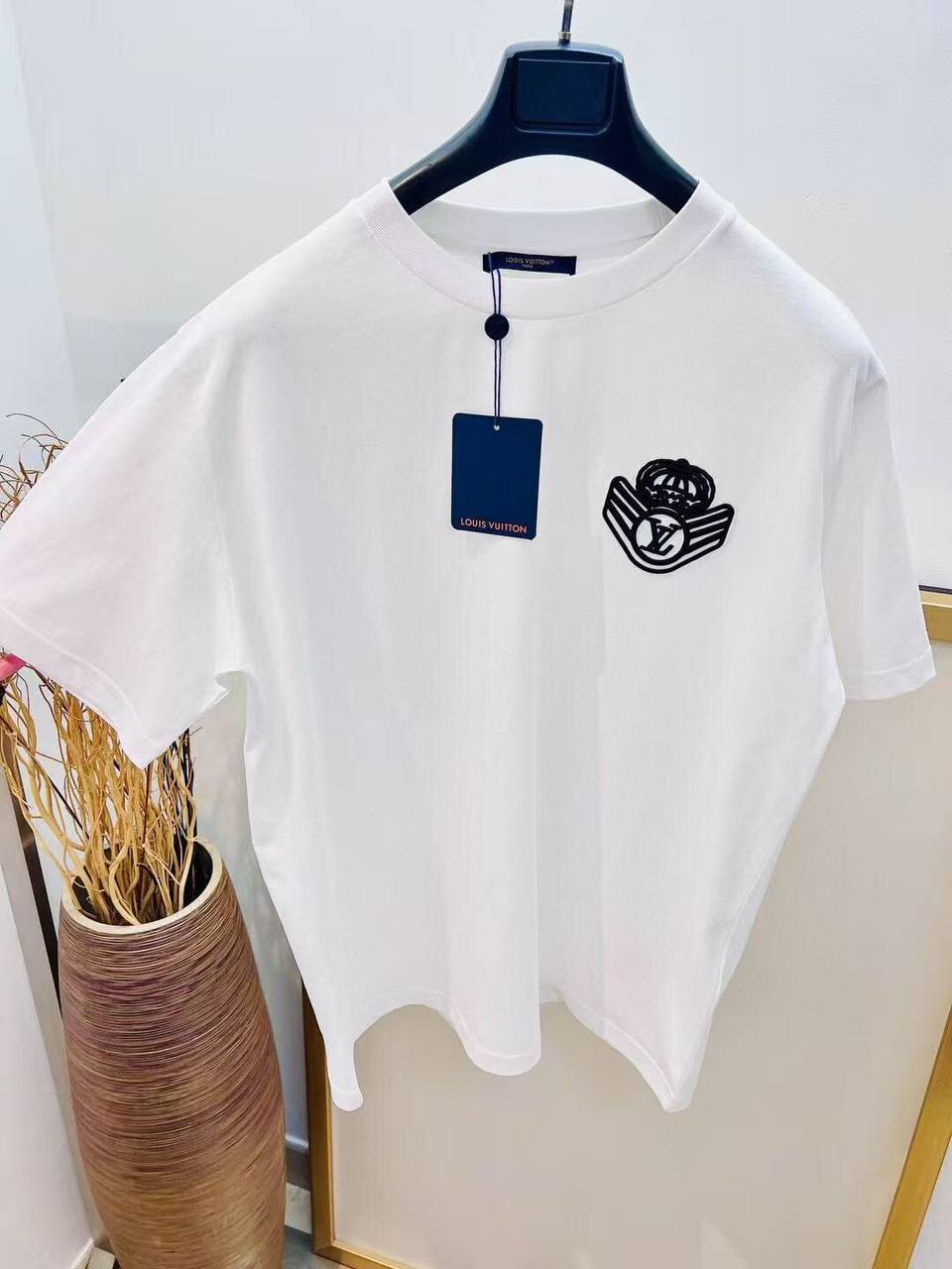 Louis Vuitton Crest Emblem Cotton T-Shirt