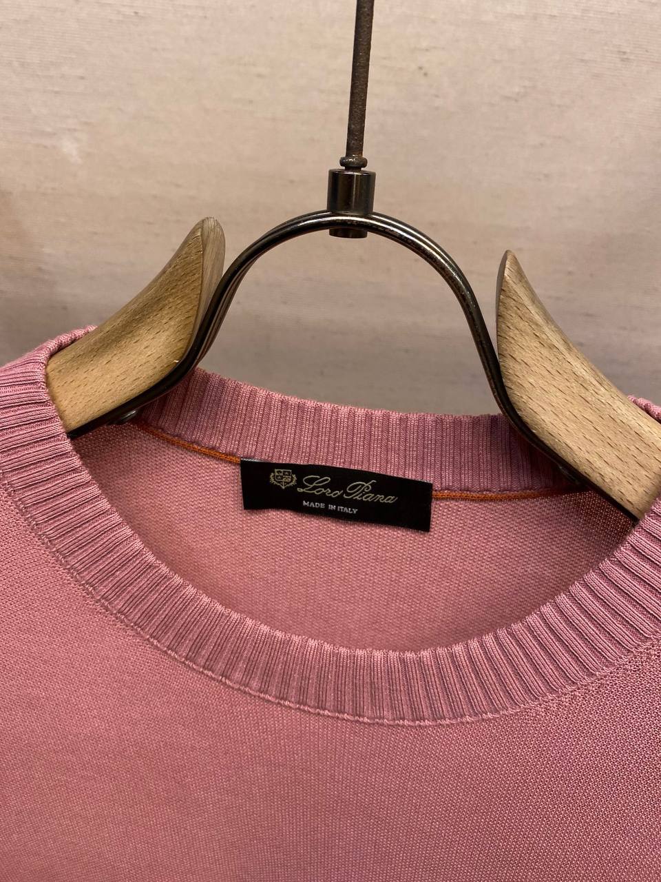 Loro Piana Rose Mauve Cotton-Silk Knit