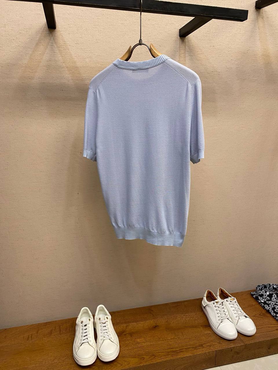 Loro Piana Rose Mauve Cotton-Silk Knit