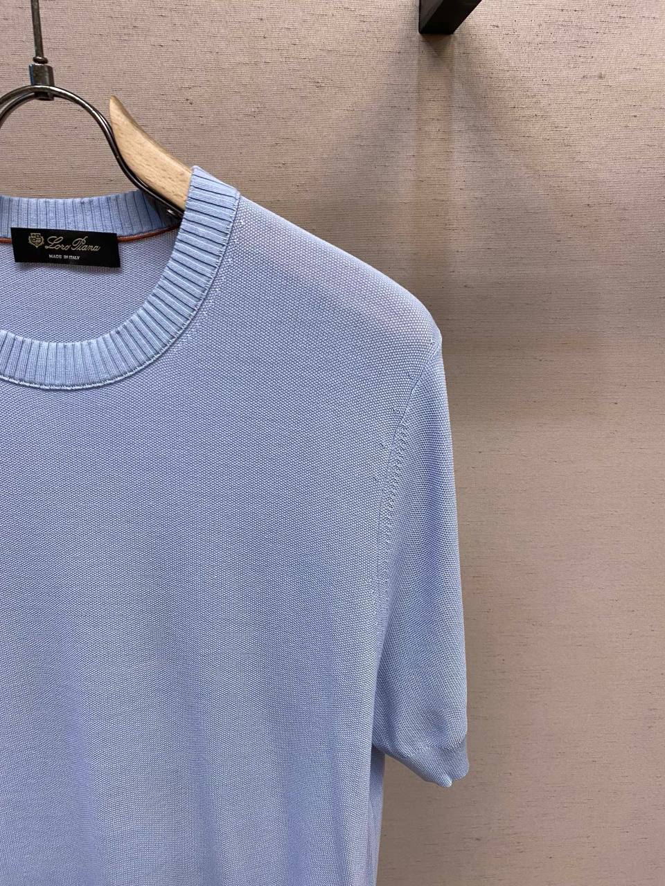 Loro Piana Rose Mauve Cotton-Silk Knit