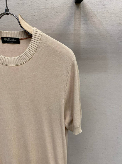 Loro Piana Rose Mauve Cotton-Silk Knit