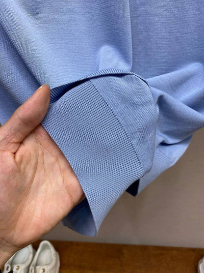 Loro Piana Cotton-Silk Polo Shirt