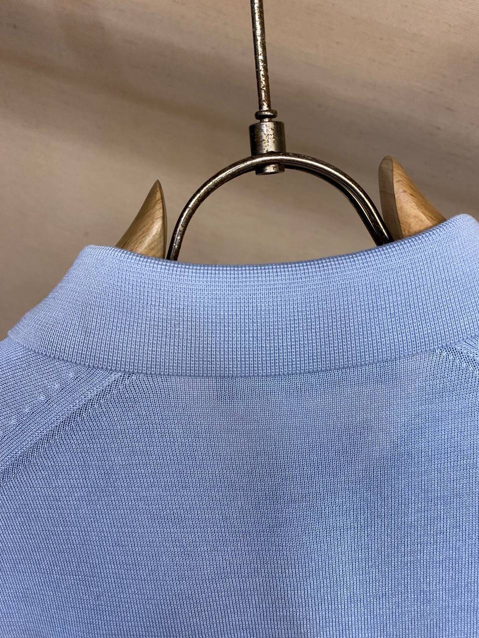 Loro Piana Cotton-Silk Polo Shirt