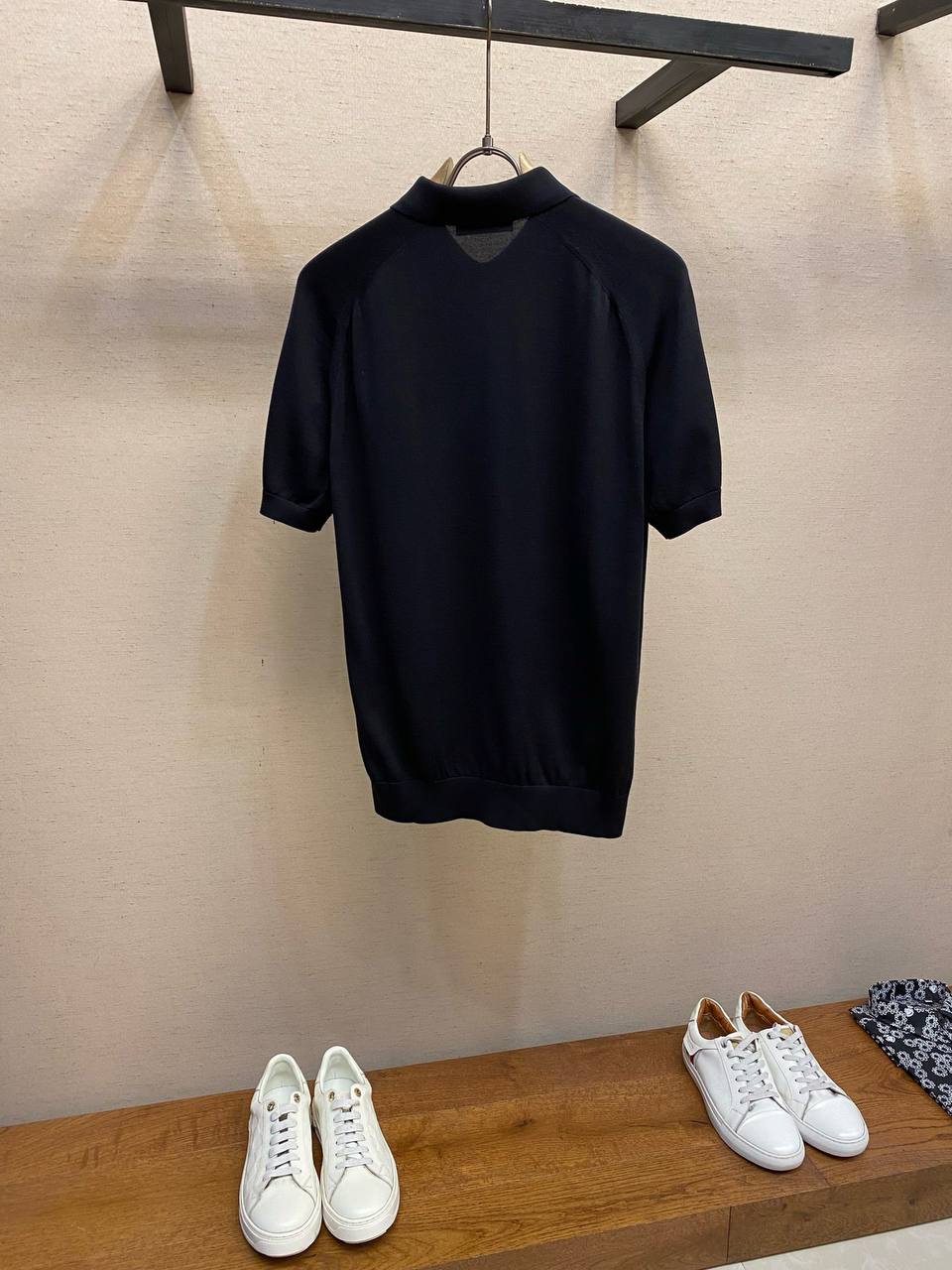 Loro Piana Cotton-Silk Polo Shirt