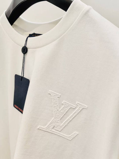 Louis Vuitton LV Logo Embroidered T-Shirt