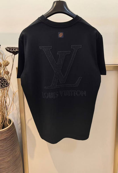 Louis Vuitton LV Logo Embroidered T-Shirt
