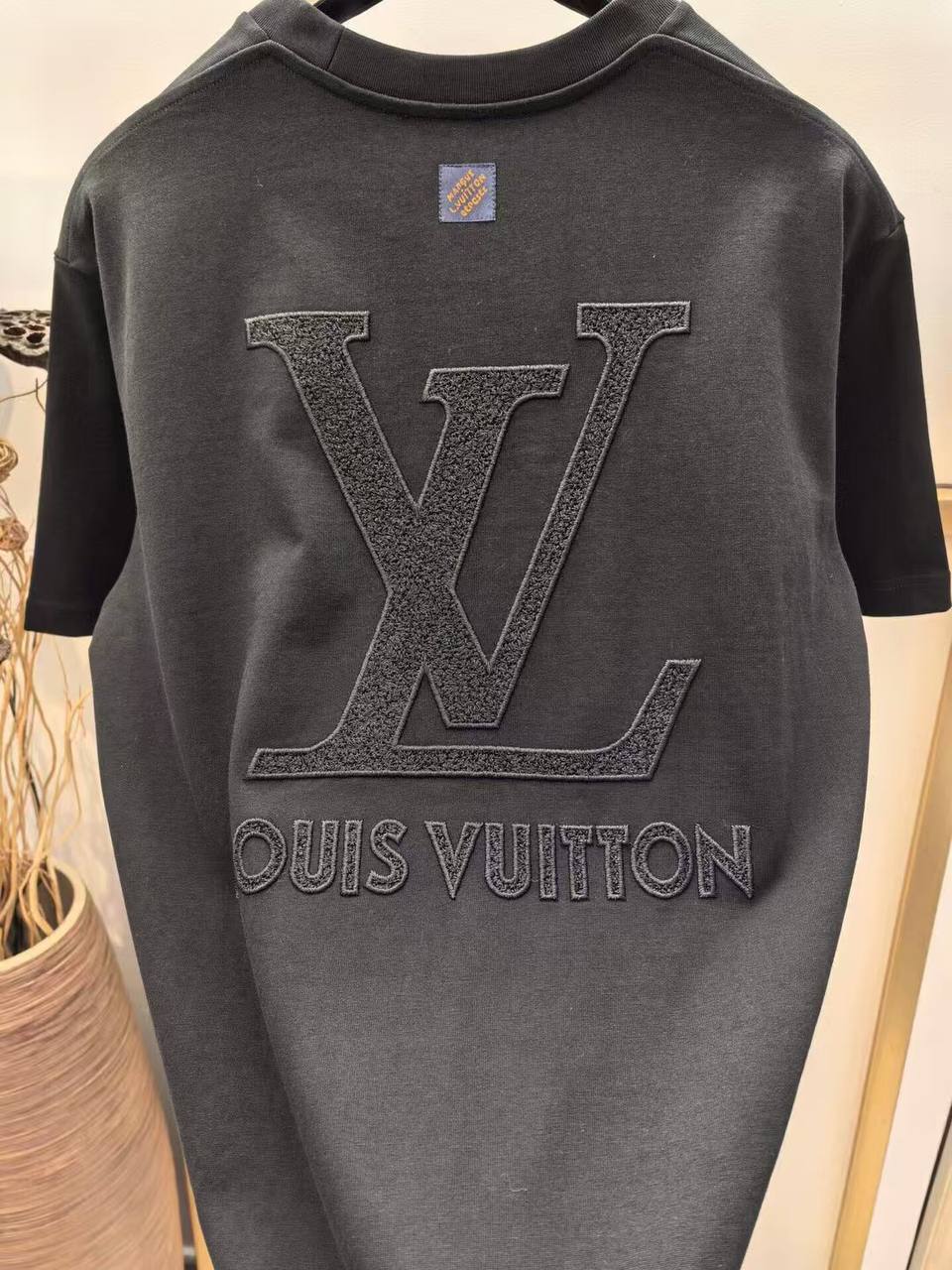 Louis Vuitton LV Logo Embroidered T-Shirt
