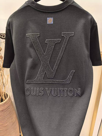 Louis Vuitton LV Logo Embroidered T-Shirt