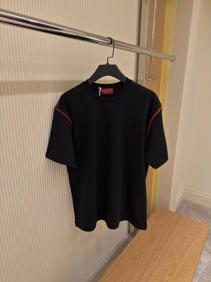 Gucci Embroidered Cotton Jersey T-shirt