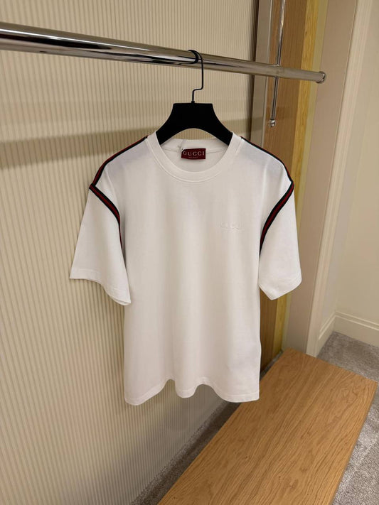 Gucci Embroidered Cotton Jersey T-shirt