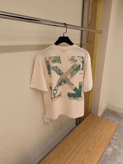 Off-white Cloudy Arrow Skate Logo T-Shirt