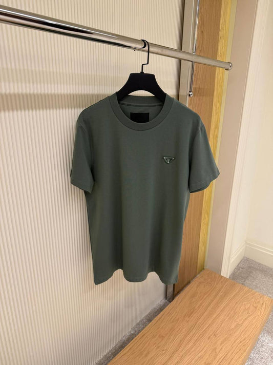 Prada Embroidered jersey T-shirt
