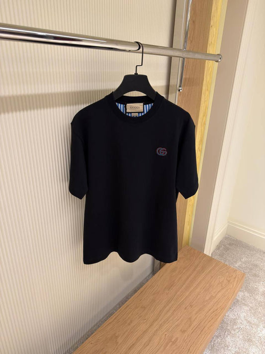Gucci Classic T-Shirt with GG Embroidery