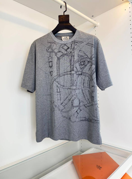 Hermes "Cavalcadour Griffonne" embroidered t-shirt