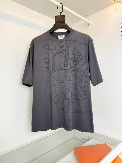Hermes "Cavalcadour Griffonne" embroidered t-shirt