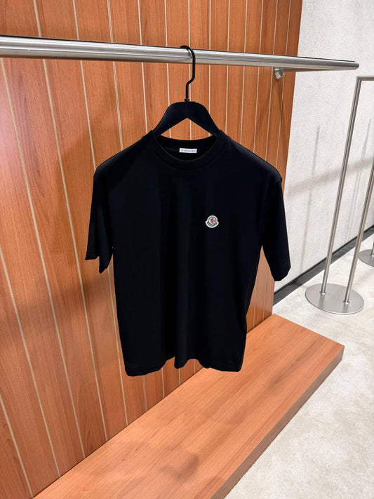 Moncler Logo Patch Cotton T-Shirt