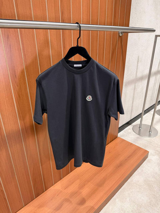 Moncler Logo Patch Cotton T-Shirt