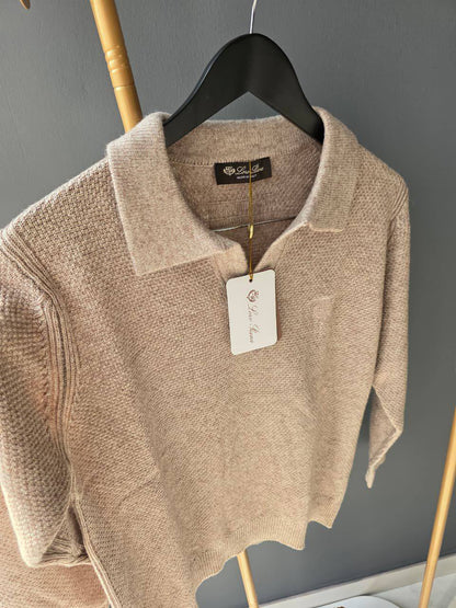 Piana Knit Polo Sweater