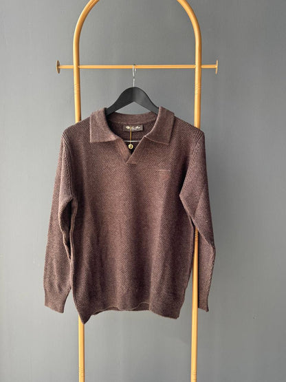 Piana Knit Polo Sweater