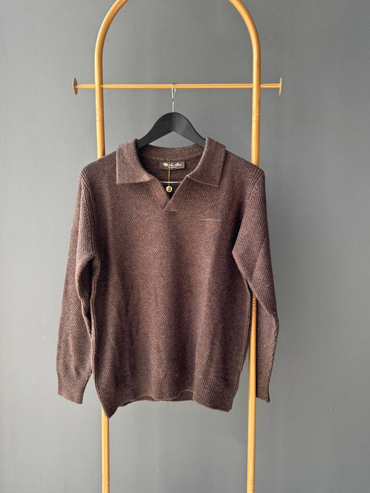 Piana Knit Polo Sweater