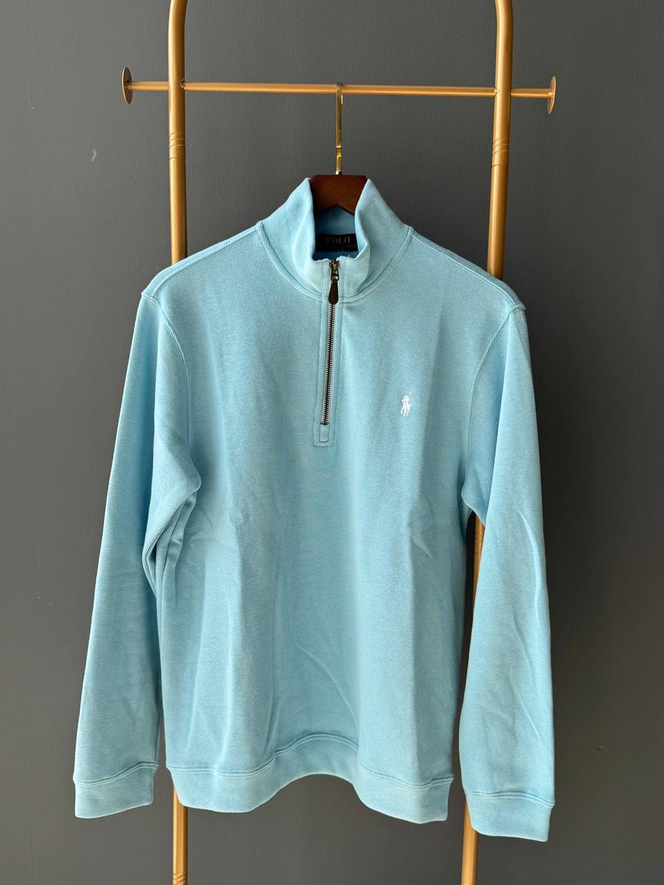 Ralph Lauren Half Zip Mock Neck Sweatshirt