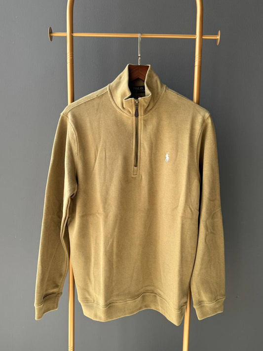 Ralph Lauren Half Zip Mock Neck Sweatshirt