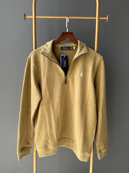 Ralph Lauren Half Zip Mock Neck Sweatshirt