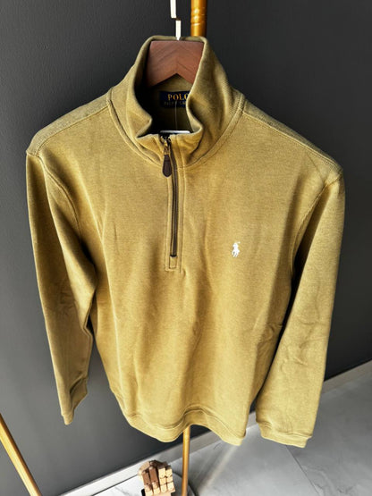 Ralph Lauren Half Zip Mock Neck Sweatshirt