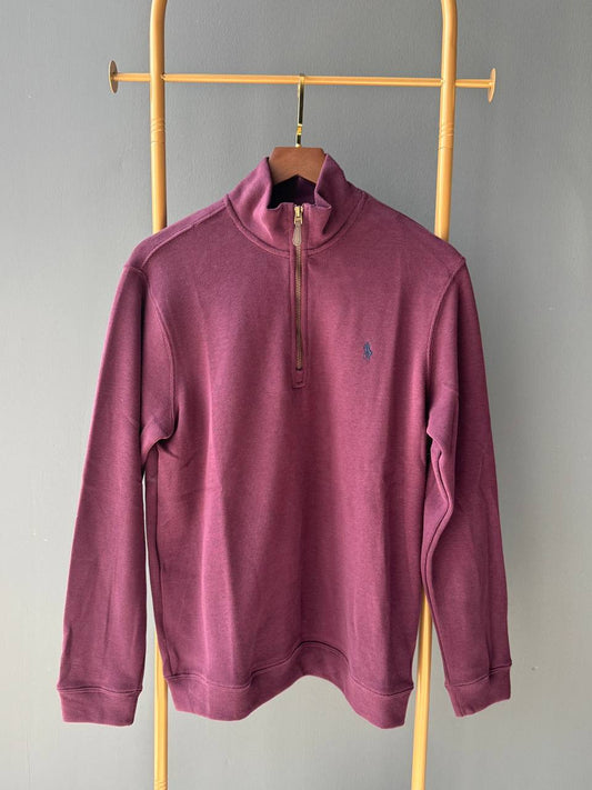 Ralph Lauren Half Zip Mock Neck Sweatshirt