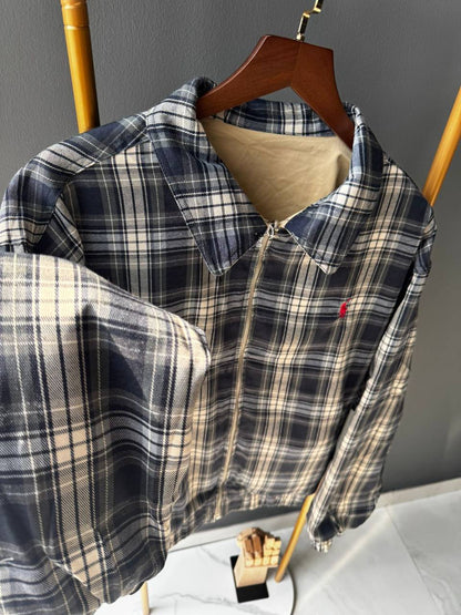 Burberry Double Face Zip-Up Jacket