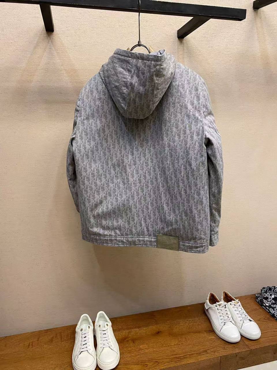 Christian Dior Monogram Zip Hooded Jacket