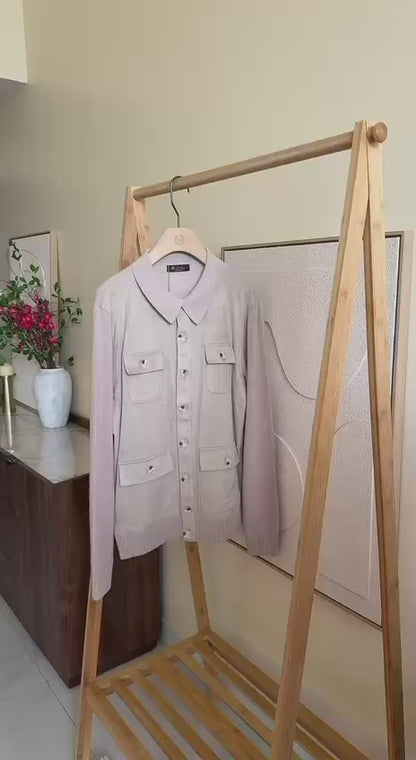 Loro Piana Suede Button Jacket