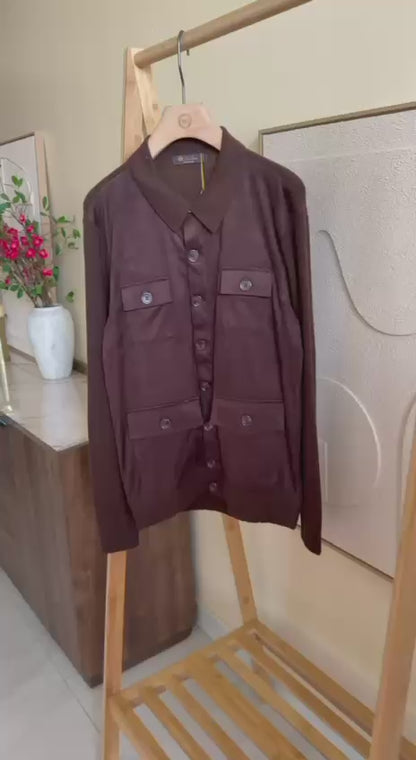 Loro Piana Suede Button Jacket